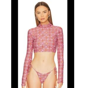 Lovers and Friends Which Way Rash Guard Size: S